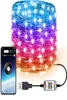 LED Akıllı WiFi Peri String Lights 5m 10m 15m 20m Uzaktan Uygulama Bluetooth Control Multimodes Renk Değiştirme Müzik Senkronizasyonu 3508236