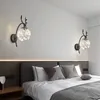 Wall Lamp Modern Glass Antler Nordic Light Living Room Bedroom Bedside Sconce Indoor Vanity Star