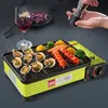 Poêle à Barbecue Portable, gril pliant au charbon de bois, en acier inoxydable, pour l'extérieur, Camping, cuisine, pique-nique, outils de Barbecue, 240223