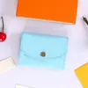 Plånbok lyxmynt visitkortshållare korthållare liten plånbok bokstäver mönster präglade snap-on designer väska paket ko läder damer retro shamalo rosa.
