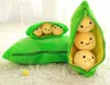 2024 25CM Cute Kids Baby Plush Toy Pea Stuffed Plant Doll Kawaii For Children Boys Girls gift Pea-shaped Pillow Toy