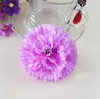 Dekorativa blommor kransar 9cm 500st 9 färger tillgängliga konstgjorda siden nejlika blomma huvuden mödrar dag diy smycken fynd headware g619H24229