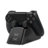 Chargers PS4 Controller Charger Dual USB Fast Charging Dock Station för Sony PlayStation 4 PS4/ PS4 Slim/ PS4 Pro Gamepad Game Handle