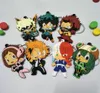 My Hero Academia Accessories PVC Rubber Keychain Anime Cartoon Katsuki Uraraka Man Woman Kid Car Keyring Key Chain Figur4071028