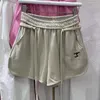 패션과 안락 바지 남성 여성 스웨트 팬츠 얼룩덜룩 한 글자 프린트 맨 커플 느슨한 캐주얼 바지