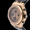 Montre à quartz APF Factory AP Montre-bracelet Royal Oak Offshore Or rose 18 carats Montre mécanique automatique pour homme 26470OR Montre de luxe d'occasion 26470OR OO A002CR.01