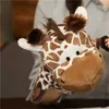 Pluszowe pluszowe zwierzęta miękkie nadziewane zabawki lalka pluszowa lalka edukacyjna zabawka dla niemowląt słonia małpa żyrafa króliczka kaii kaii palec marionetka