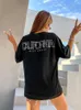 Blusas femininas camisas camisas califórnia oeste imprime mulheres roupas simples rua hip hop t-shirts personalidade vintage feminino curto 240229