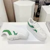 Europe Station 2024 Spring and Summer New Leather Platform Small White Shoes Par Matching Color Tie Tie Casual Board Shoes Trend