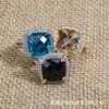 David Yurma Jewelry designer rings for women Davids Popular 14mm Square Cable Button Style Ring