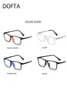 Solglasögonramar Dofta Ultra Light TR Titanium Eloy Optical Glasses Frame Men Square Recept Myopia glasögon för kvinnor 5682