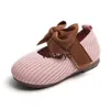 Zapatos planos YWPENGCAI Zapatos de baile para niños con pajarita grande, talla 21-35, mocasines de punto para niña pequeña, H24229