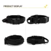 Collars Tactical Dog Collar with Control Handle Military Adjustable Leash Collars for Mediumsized Large Dogs Hunting Trainning Outdoors