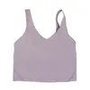 2024 Lulus Lemon Lu-01Align Kvinnor Crop Top Gym kläder för fitness Kvinnliga underkläder Yoga kläder för flickor sportkläder kvinna sportbh