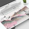 Tapis de souris Gamer Style chinois peinture de paysage XL personnalisé grand tapis de souris XXL en caoutchouc naturel doux tapis de souris pour ordinateur portable de jeu