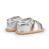 Babyschoenen Baby Meisje Zomer Sandalen Rubberen Zool Platte Antislip PU Leer Veelkleurig Baby 0-18M pasgeborenen ShoesH24229