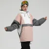 Ceketler 2022 Yeni Kış Kayak Ceketleri Kadın Açık Snowboard Ceketleri Erkek Takımlar Rüzgar Geçidi Sıcak Dikiş Üstleri Kış Giyim Hoodie