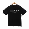Mode T-Shirt für Männer Frauen Palmen/Engel Sommer Schwarz Weiß T-Shirts Kleidung Polos Kurzarm Luxurys Kleidung High1 Qualität
