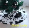 Рождественские украшения 90 см, продажа, юбки с изображением коровы, дерево, индивидуальный декор, бархат