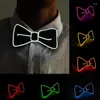Bow Ties Led Tie Available Blinking El Bowtie Light Up For Men's Marriage Gift Party Supplies