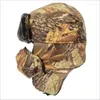 Berets Cap Für Männer Frauen Winter Jagd Hut Bionic Camouflage Wandern Caps Outdoor Thermische Warme Ohr Winddicht