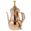 Conjuntos de louça filtro árabe café pote metal chá chaleira com filtro fino alça bule viagem