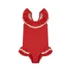 수영복 2023 New Girls Swimwear 레이스 원 조각 베이비 수영복 수영복 어린이 수영복 비키니 Maillot de Bain Enfant Fille