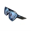 Top Luxus Sonnenbrille Polaroid Linse Designer Damen Herren Brillengestell Vintage Metall Sonnenbrille mit Box Leopard OS8893 12.