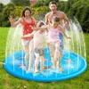 100170 CM Kids Paddling Pad Inflatable Water Jet Swimming Pool Summer Beach Outdoor Games Toy Lawn Mat Toys 240223