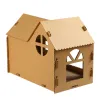 Scratchers Cat House Spielzeug Kratzer Kombination Karton Pet Supply Wellblech Kätzchen Kratzer Kratzer Kratzer Katzen Schaber