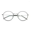Montature per occhiali da sole Occhiali da vista stile retrò vintage a forma rotonda Occhiali da vista da donna che bloccano la luce blu Occhiali da vista