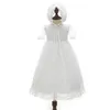 Girl Dresses Christmas Clothes For Borns Long Baby Baptism Dress 1st Birthday With Hat And Thin Coat 0-24 Months