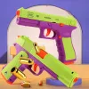 M1911 Toy Gun Shell Ejected Soft Bullet Pistol Manual with Bullets Multi Color Desert Eagle Blaster for Adults Kids Boys Moive Prop