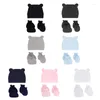 Clothing Sets Baby Hat Cap Mittens Sock Born Hats For Boys Soft Beanie Gift Grils Infants Accessory