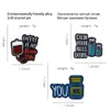 New Medical Series Alloy Brooch, Creative Blood Transfusion Bag, Letter Medicine Bottle Shape, Enamel Badge