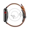 Designer masculino feminino pulseira de couro para apple watch ultra 49mm banda 44mm 40mm 38mm 42mm 45mm 41mm fivela borboleta pulseira de passeio único para iwatch série 8 7 6 se 5 4 3 catego