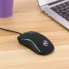 Möss högkvalitativa Optical Professional RGB Wired Gaming Mouse Gamer 3200DPI för LOL CS Computer Laptop PC