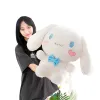 Coussins Anime Sanrio Kawaii Cinnamoroll Peluche Jouets Oreiller Action Figure Peluche Animal Confort Doux Poupée Enfants Jouets Cadeau De Noël