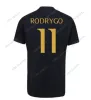 24 25 Bellingham Soccer Jersey Valverde Vini Jr. Madrids 2024 2025 Rodrygo 9 10 Mbappe Fan Player Version Dragon 15 Tassen Fußball -Hemd -Kit Real Uniform Orange Grey