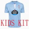 新しい2024 2025 RC Celta de Vigo Soccer Jerseys Strand Larsen Bamba Paciencia Fran Beltran Iago Aspas Gabri Veiga Mingueza Hugo Mallo 24 25ホームアウェイサッカーシャツ