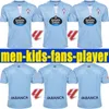 新しい2024 2025 RC Celta de Vigo Soccer Jerseys Strand Larsen Bamba Paciencia Fran Beltran Iago Aspas Gabri Veiga Mingueza Hugo Mallo 24 25ホームアウェイサッカーシャツ