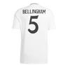 Yeni 24 25 Bellingham Futbol Forması Valverde Vini Jr Madrids 2024 2025 Rodrygo 9 10 Mbappe Fan Oyuncu Versiyonu Dragon 15 Cups Futbol Gömlekleri Gerçek Üniforma Uzun Kollu