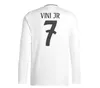 NIEUW 24 25 Bellingham voetbaltrui Valverde Vini Jr Madrids 2024 2025 Rodrygo 9 10 Mbappe Fan Player Versie Dragon 15 Cups voetbal shirts echte uniforme lange mouwen