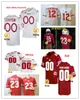 Wisconsin Badgers Football Jersey Nolan Rucci Graham Mertz 78 Trey Wedig 56 Joe Brunner 79 Jack Nelson 67 JP Benzschawel Wisconsin Jerseys Costited Stitched