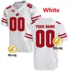 Wisconsin Badgers Football Jersey Nolan Rucci Graham Mertz 78 Trey Wedig 56 Joe Brunner 79 Jack Nelson 67 JP Benzschawel Wisconsin Jerseys Costited Stitched