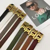 2022 nuevo cinturón de cuero genuino para mujer Cinturón de hebilla de hebilla de hebilla rojo Instagram Corea de moda versátil Pantalones para mujer 231117