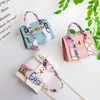 DHgate.com:Small Square PU Leather Chain Handbag Bow Lock