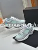 Kalfsleer Nylon Reflecterende Sneakers Designer Trainer Luxe Dames Sport Casual schoenen Kanaalschoen Sneaker Damestrainer Stof Suede Effect