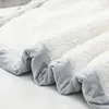 Filtar född baby filt super mjuk barnvagn svängande söt djur spädbarn pojke flicka säng flanell quilt crib pläd sleepsack 100 150 cm