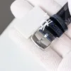 Frauen Luxe Diamant Armbanduhr Mode Saphir Bewegung Lederband Zifferblatt Mechanische Montre Wasserdichte Uhr De Automatische Uhr Gold Dxekw